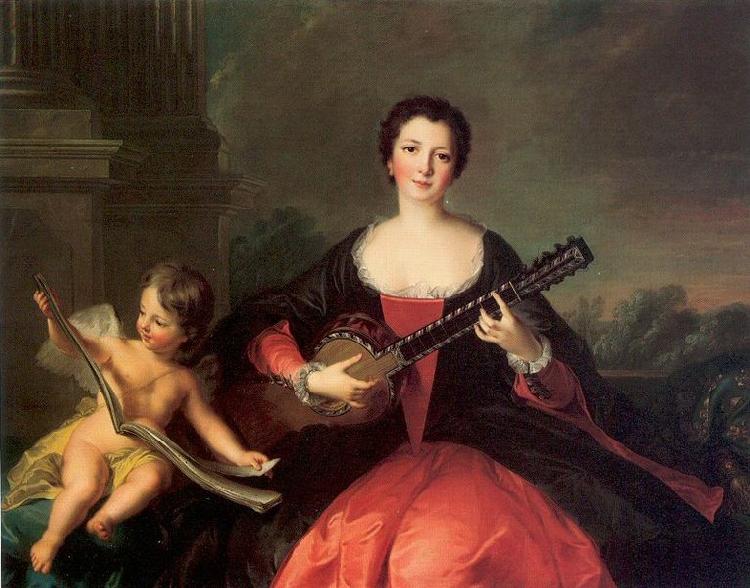 Jean Marc Nattier daughter of Philippe II oil painting image